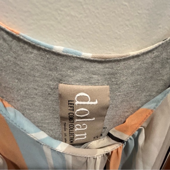 Anthropology Dolan Left Coast Collection Layered Dress Striped XS - Picture 2 of 5